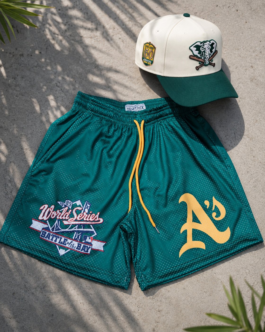 Battle of the Bay A's shorts fit