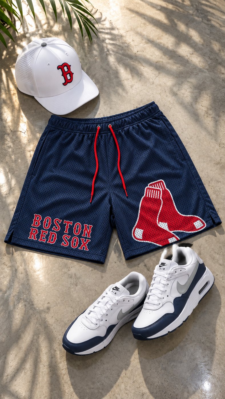 Boston Red Sox shorts fit