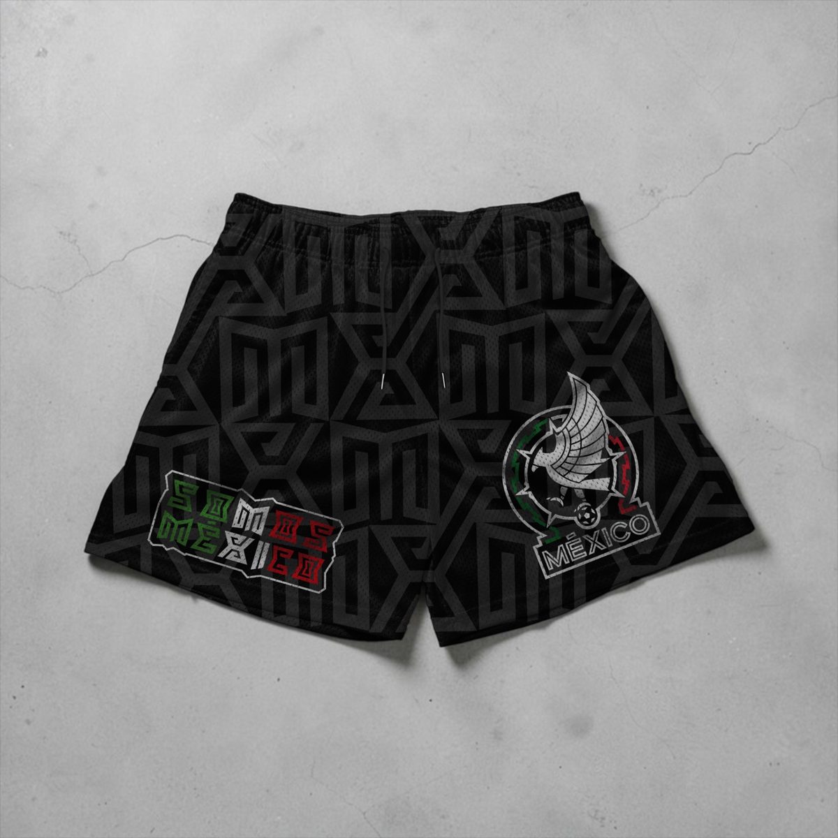 Somos Mexico mesh shorts