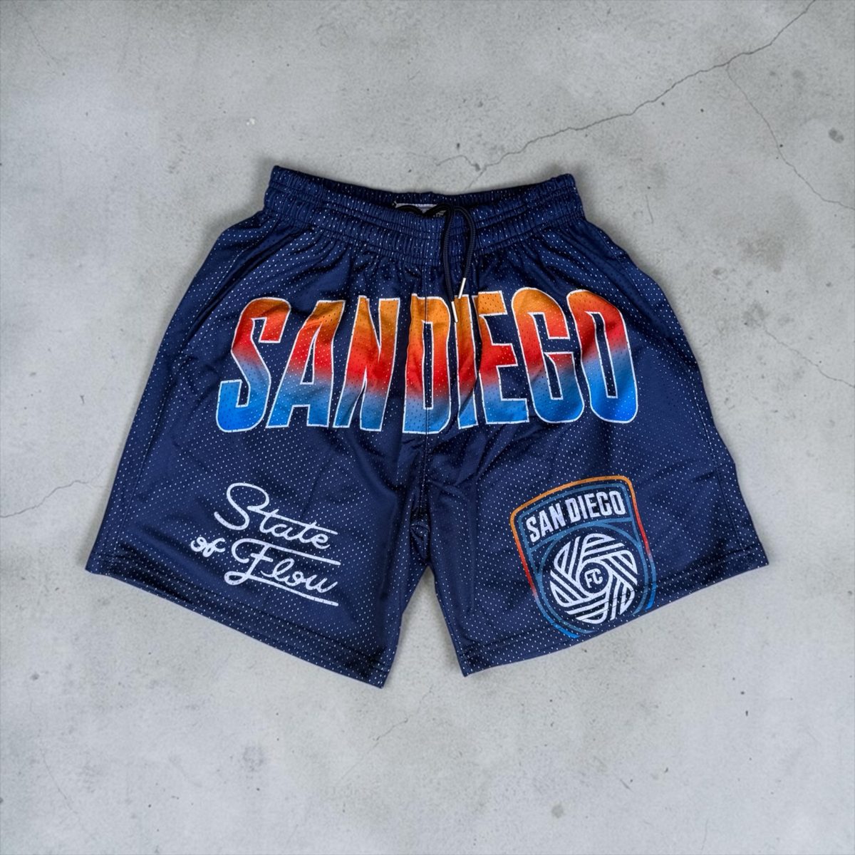 State of Flow mesh shorts