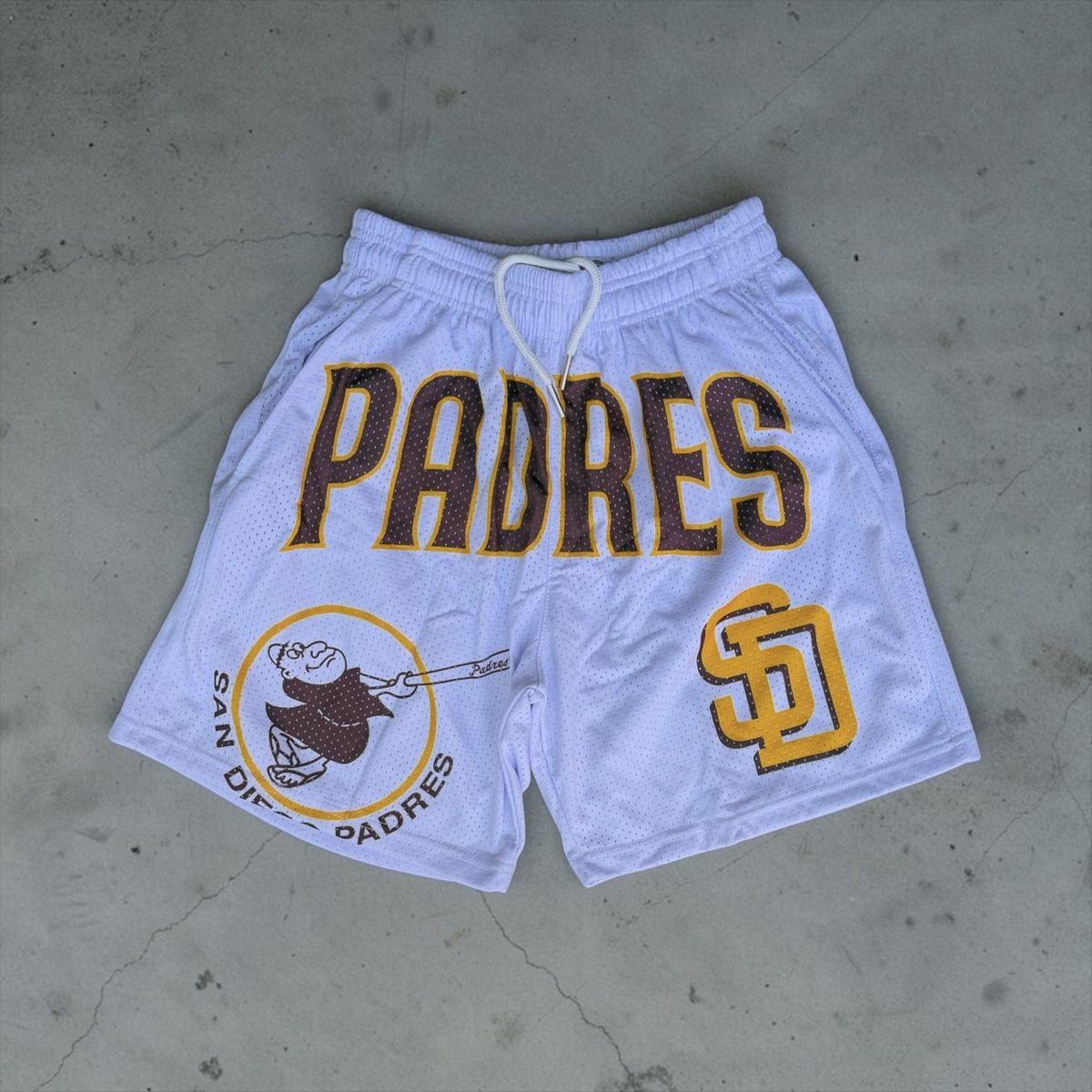 Swinging Friar mesh shorts